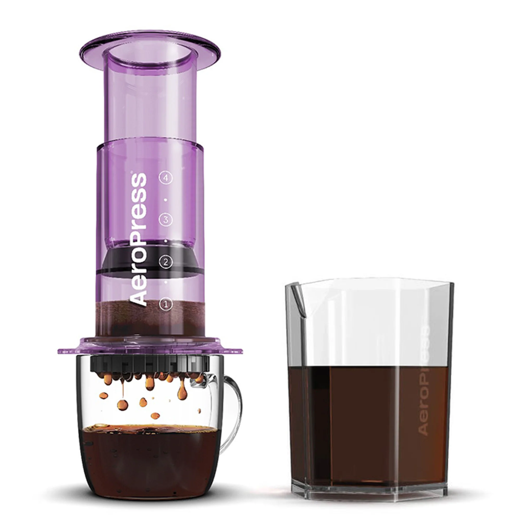 AeroPress Clear Coffee Maker & Carafe Bundle - Image 5