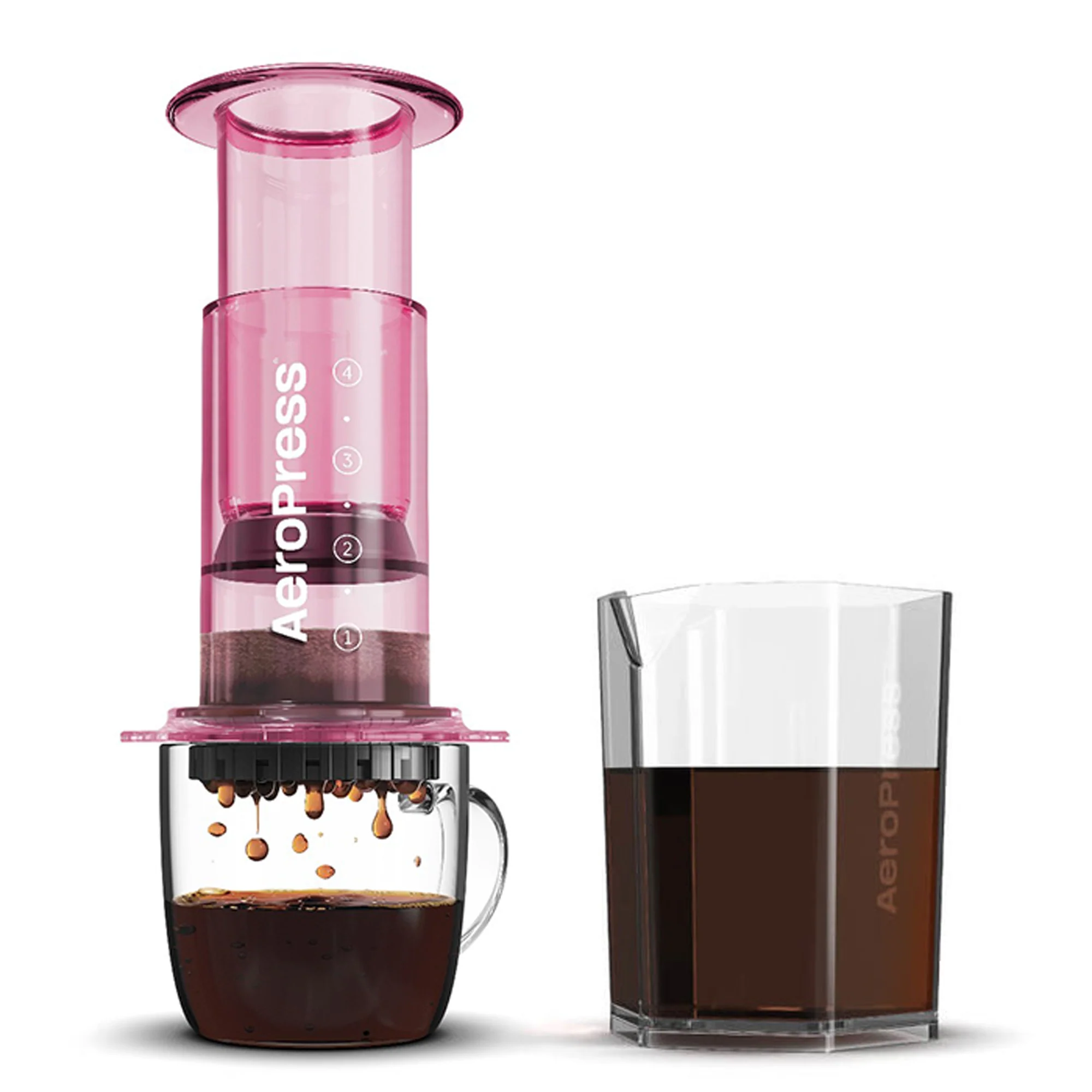 AeroPress Clear Coffee Maker & Carafe Bundle - Image 6