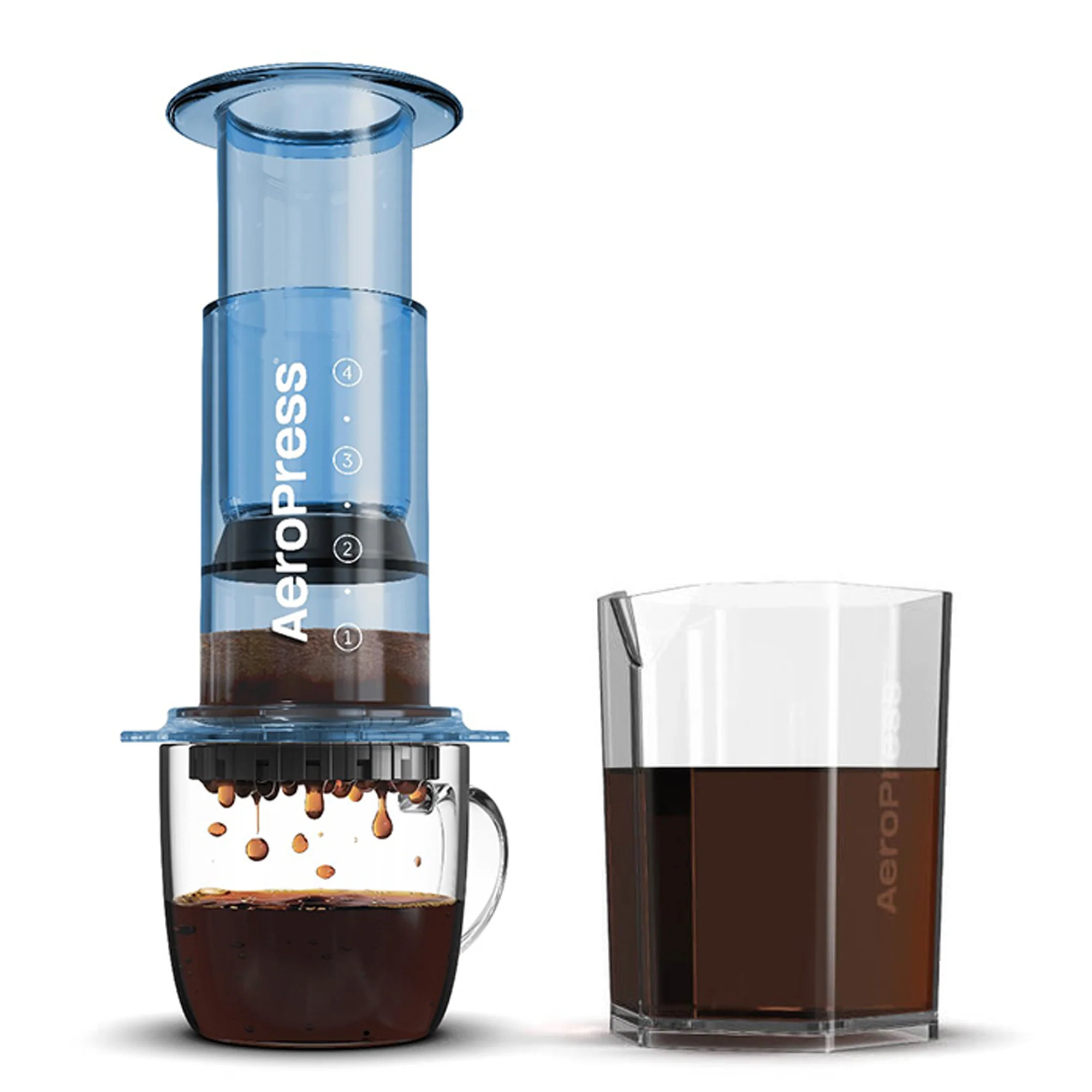 AeroPress Clear Coffee Maker & Carafe Bundle - Image 8