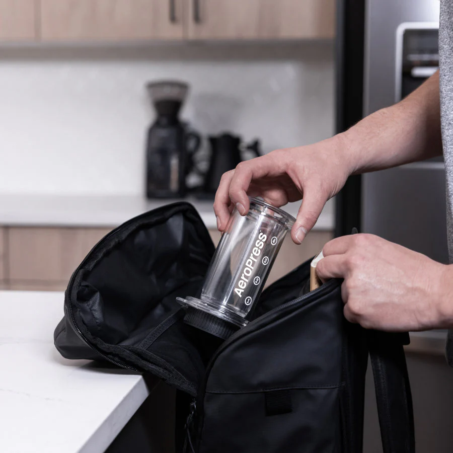 AeroPress Clear Coffee Maker & Flow Control Filter Cap Bundle - Image 6