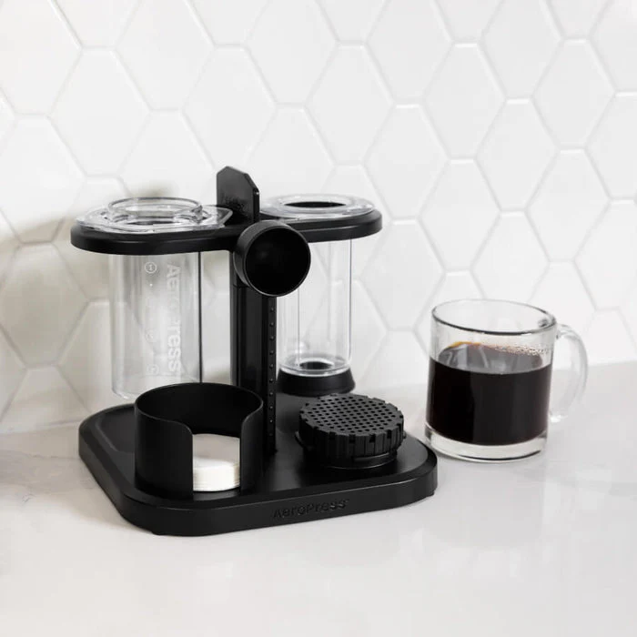 AeroPress Clear Coffee Maker + Organizer Stand Bundle - Image 4