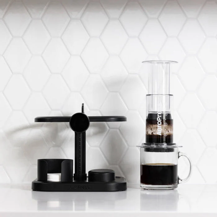 AeroPress Clear Coffee Maker + Organizer Stand Bundle - Image 5