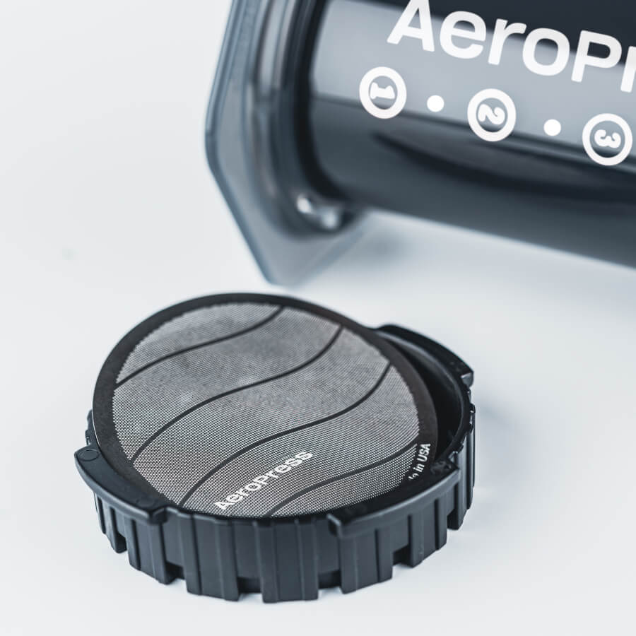 AeroPress Clear Coffee Maker & Stainless Steel Filter Bundle - Image 5