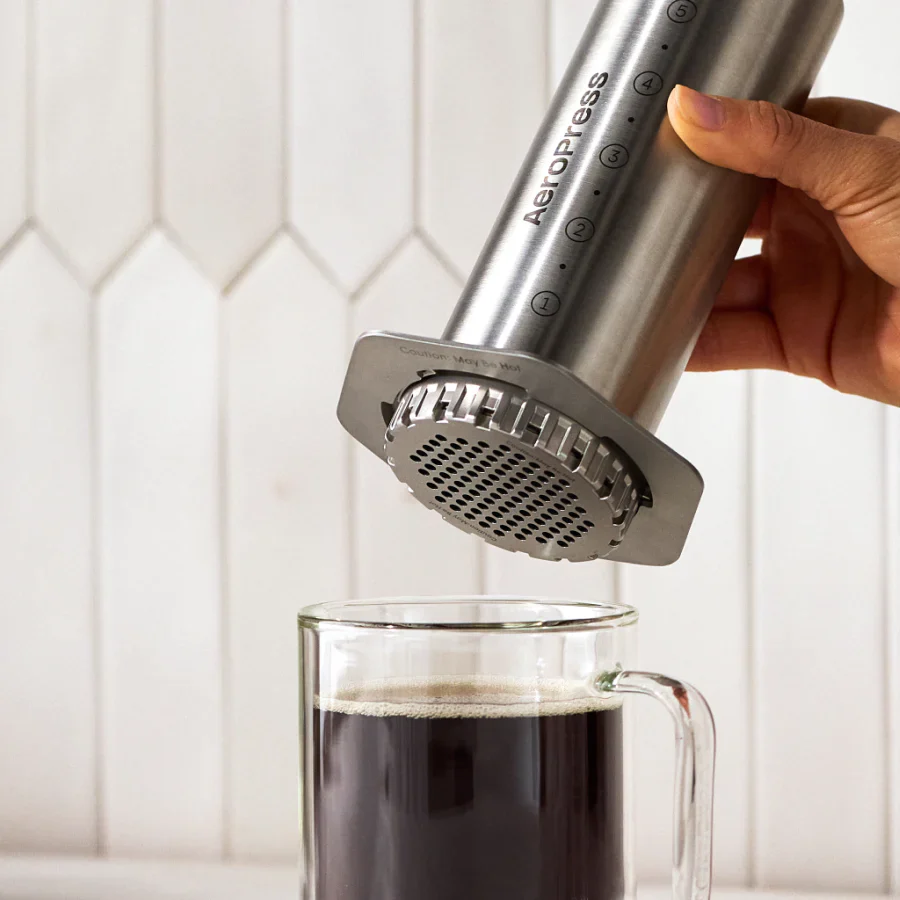 AeroPress Coffee Maker - Steel - Image 6