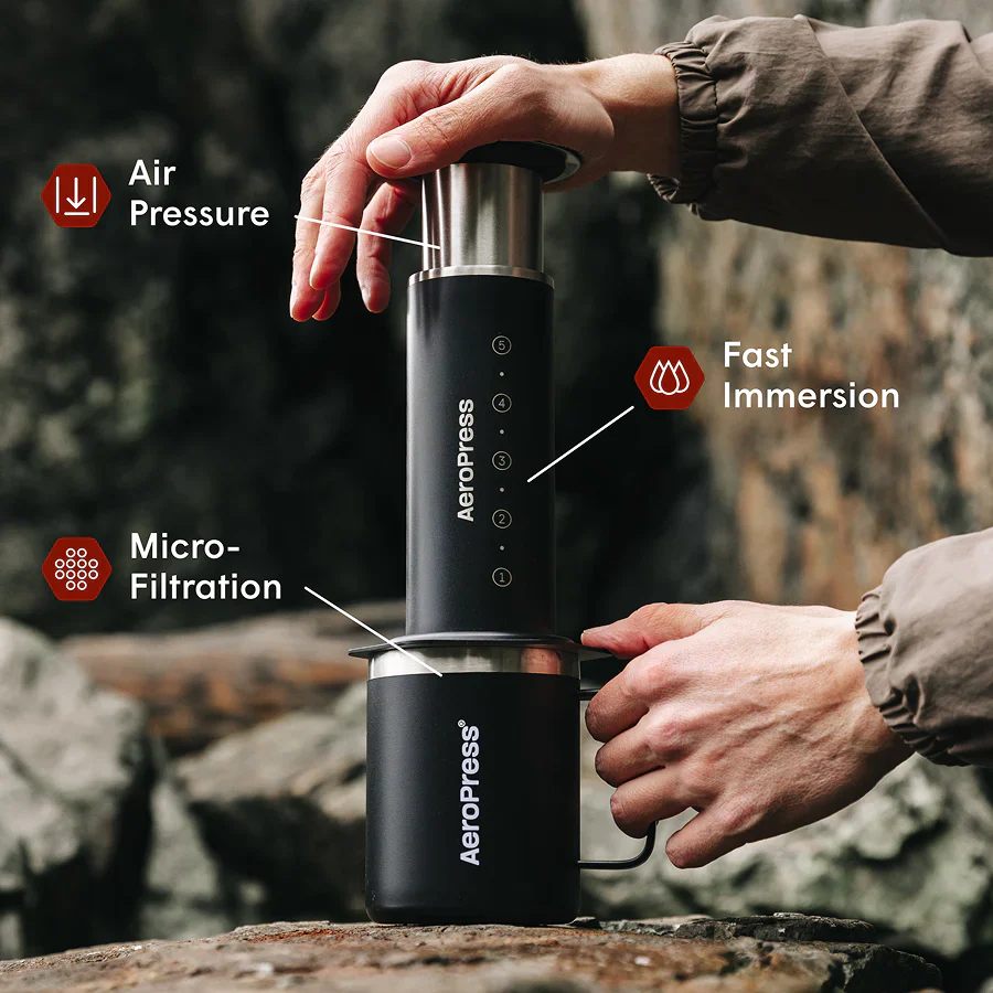 AeroPress Coffee Maker - Steel - Image 8