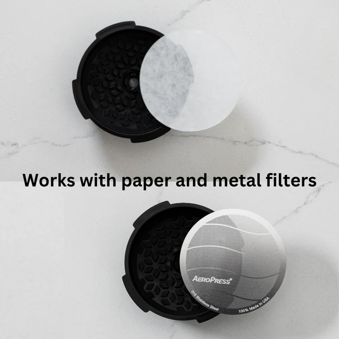 AeroPress Original Coffee Maker & Flow Control Filter Cap Bundle - Image 4